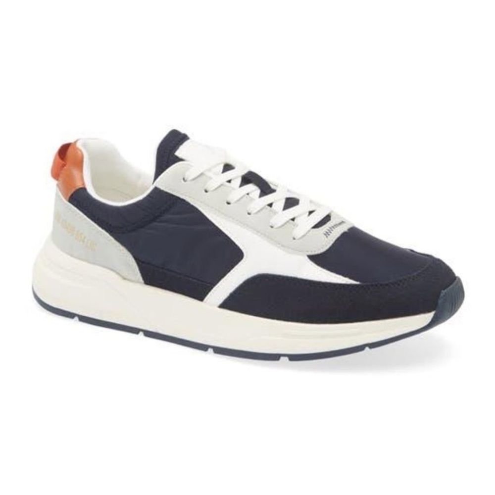 Steve Madden Rhett retro inspired navy orange Sneaker size 9.5